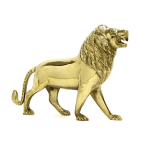 brass lion