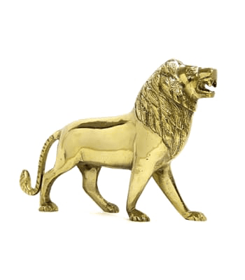 brass lion
